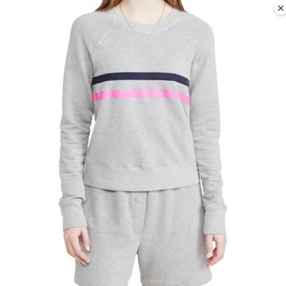 SUNDRY / Stripped Sweatshirt *NWT* - Picture 1 of 4